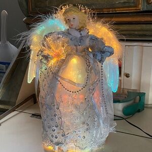 Illuminated Angel Tree Topper